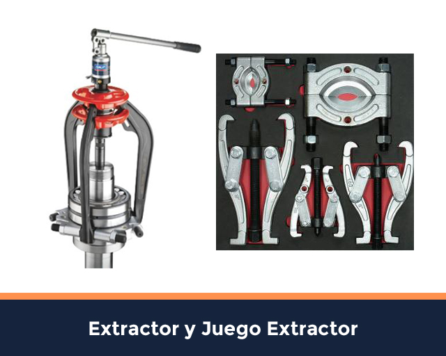 extractor y juego de extractores