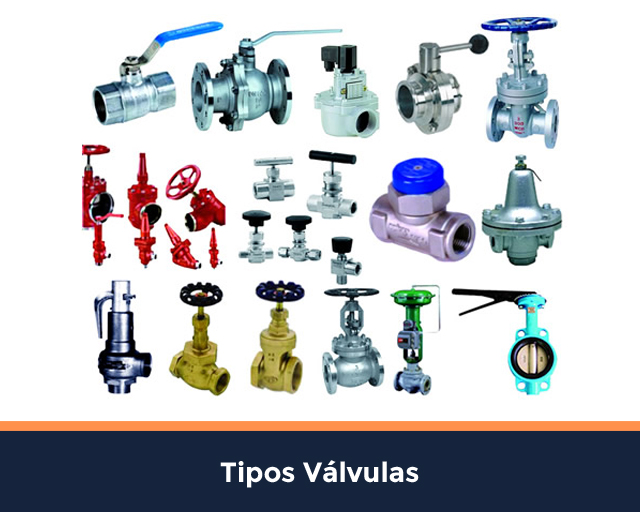 tipos valvulas